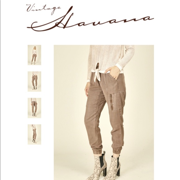 Vintage Havana Tencel Joggers - Picture 4 of 4